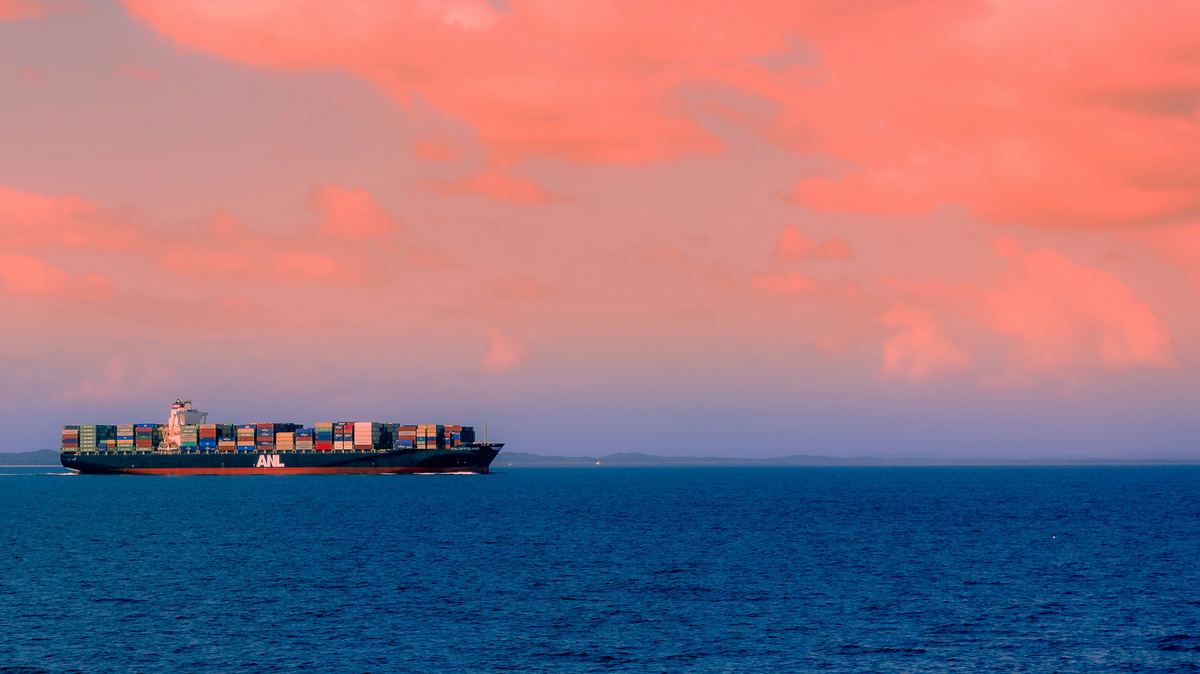 Customs clearance at a Pakistan port – cargo containers lined up